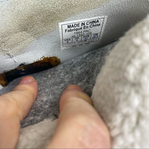 Sorel 1964 PAC Lace Up Waterproof White Leather Snow Boot 6 - Picture 9 of 13